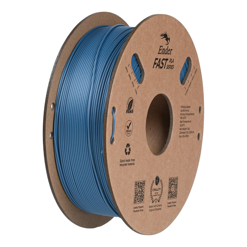 Філамент (пластик) для 3D принтера CREALITY Fast PLA 1кг, 1.75мм, сірий (3301010437)